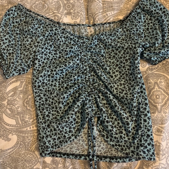 Nordstrom Tops - NWOT nordstrom BP light blue blouse with flowers